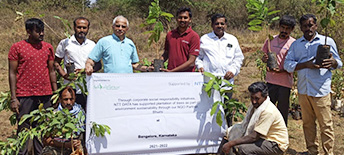 plantation of trees CSR activity
